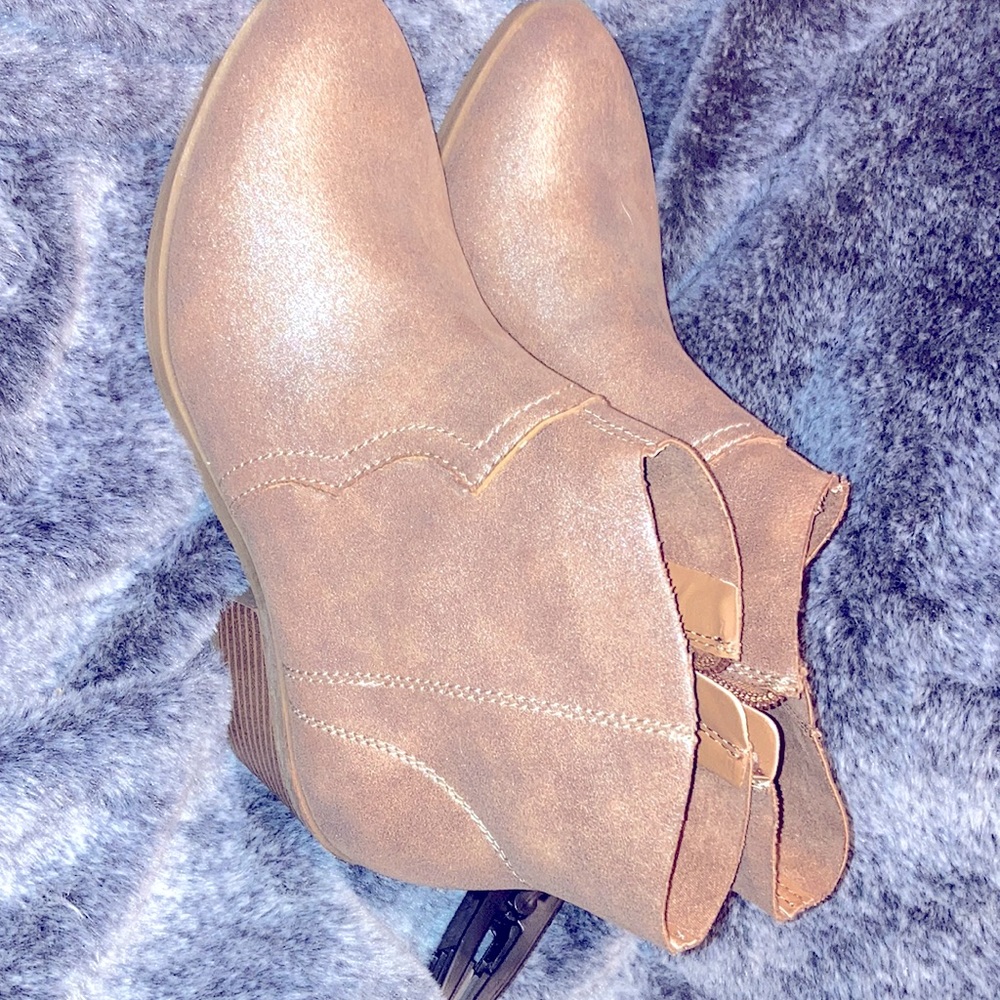 Rose Gold Booties